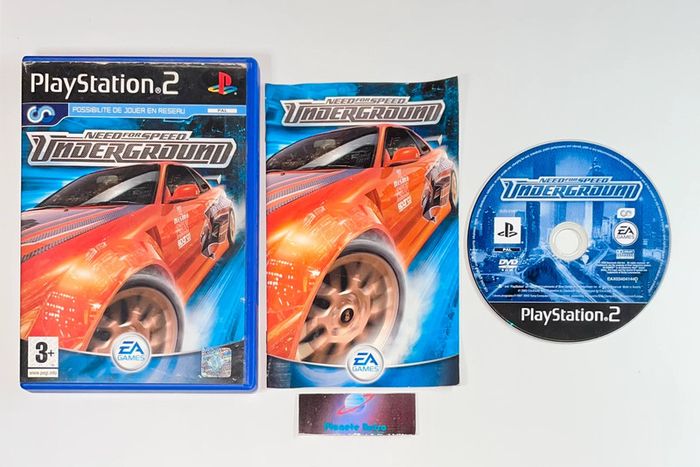Need For Speed Underground - Jeu PS2 Complet Version Française Sony PAL