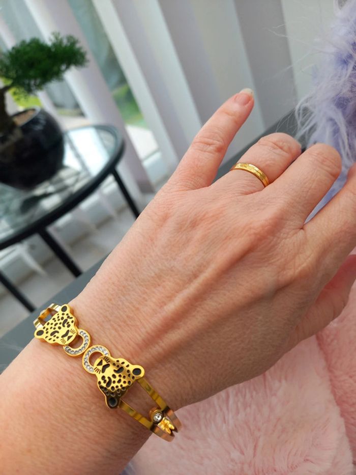 Bracelet tête de tigre - photo numéro 5