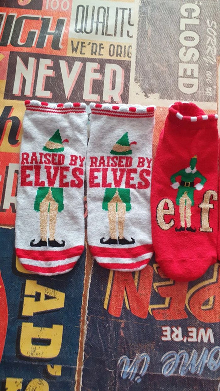 3 paires de chaussettes basse Elf primark taille 37-42 - photo numéro 2