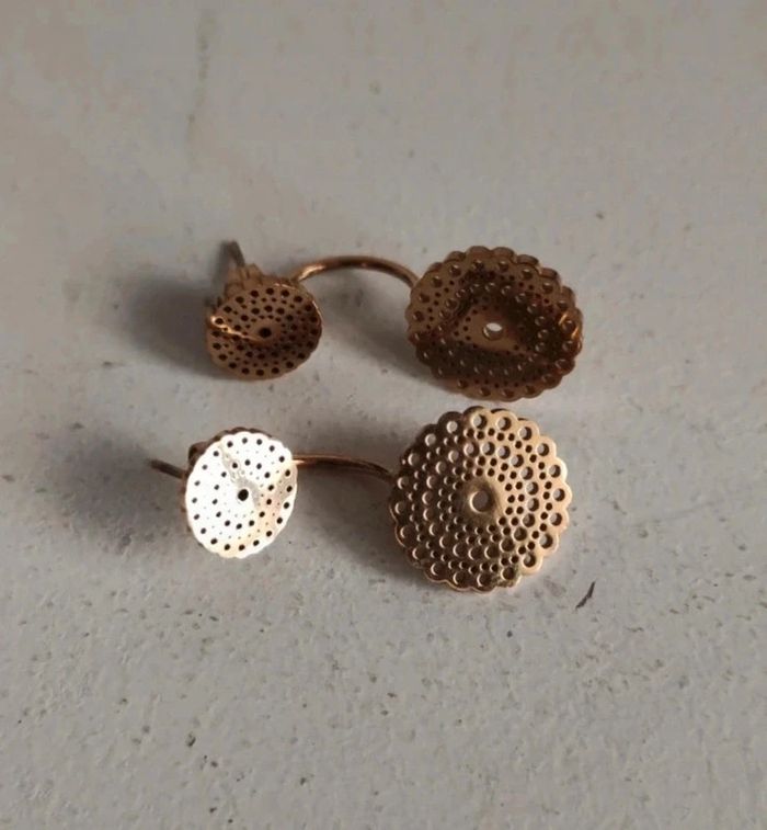 Boucles d'oreilles dorées - photo numéro 7