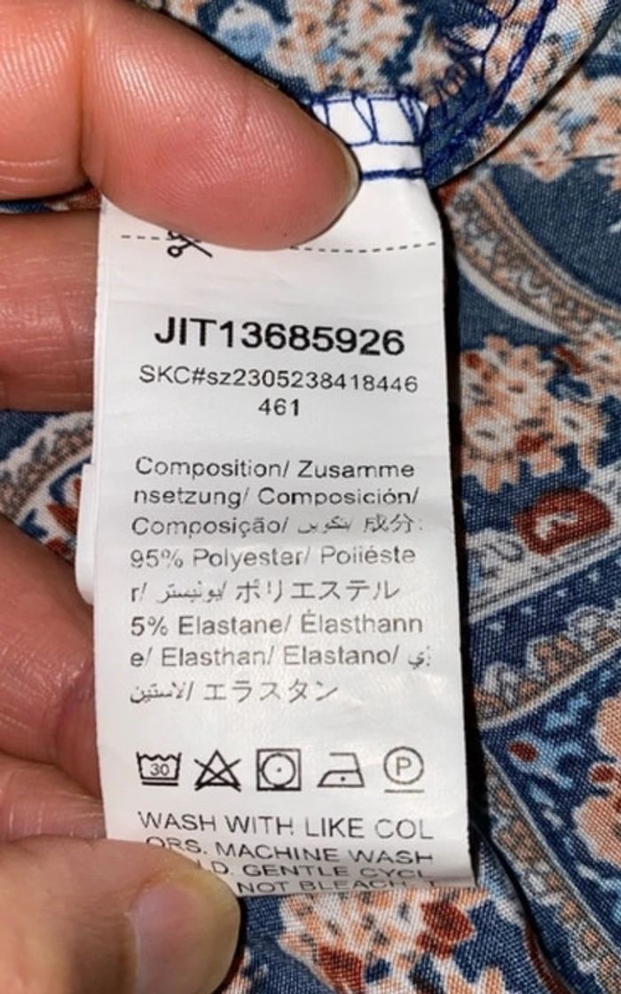 Jolie Robe Imprimée Col V Taille XL - photo numéro 10