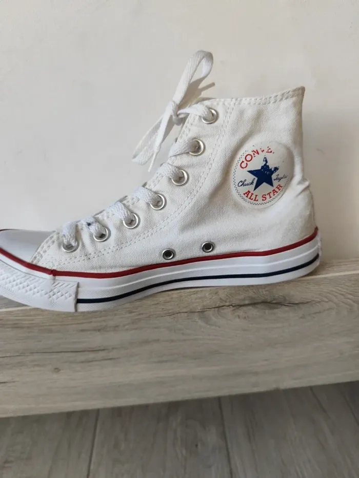 Converse haute blanche - photo numéro 3