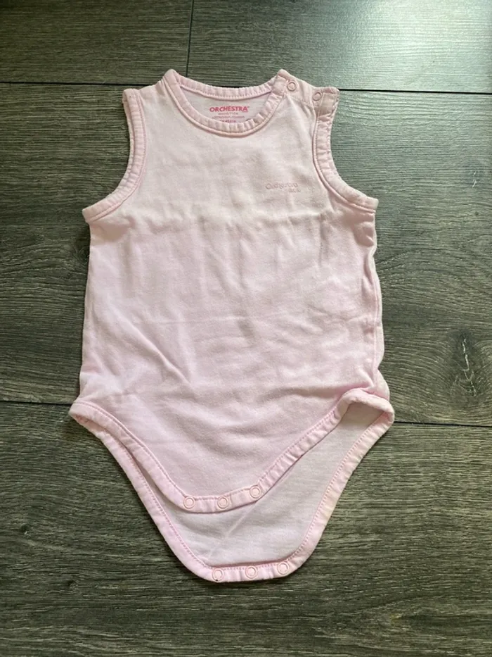 Body Marcel rose (9 mois)