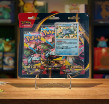 Tripack Pokémon ME01 "Méga Evolution" - Neuf & Scellé - Promo Akwakwak