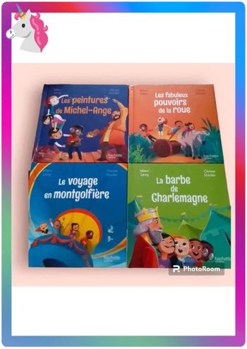 Lot de 4 livres macdo sur l’histoire