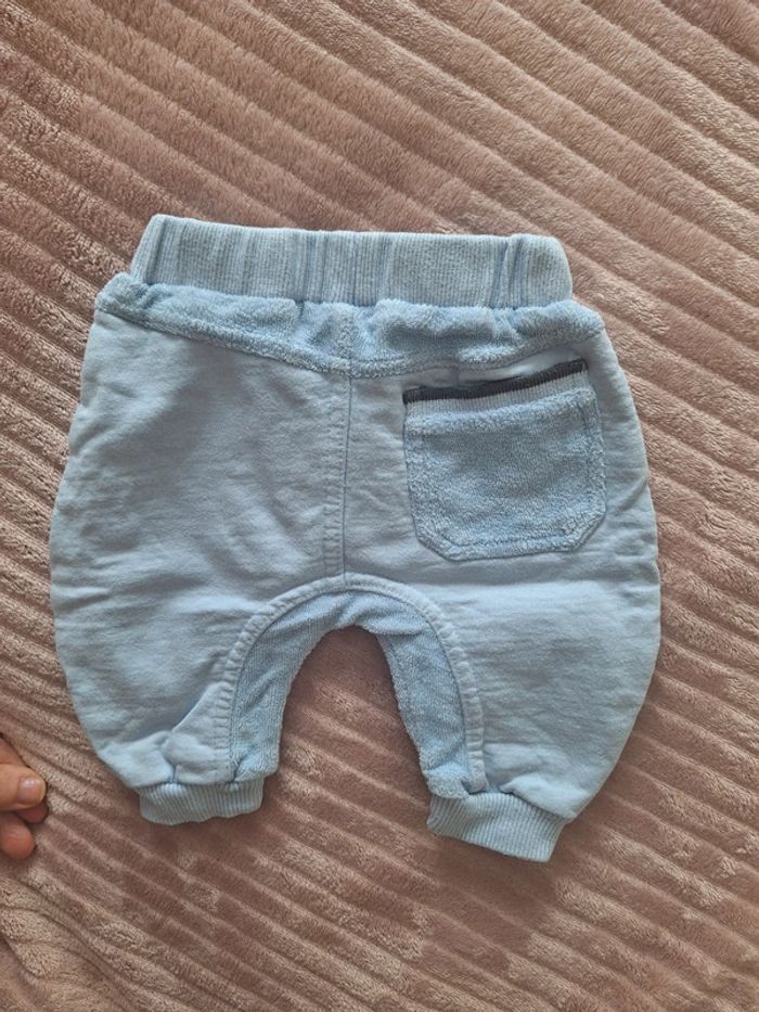 Pantalon bleu ciel 3 mois mes petits cailloux - photo numéro 5