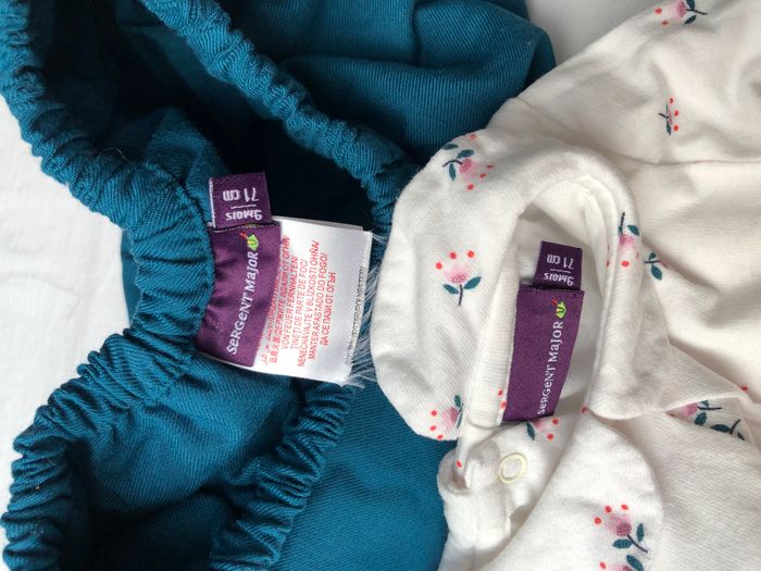 Ensemble t-shirt + jupe Sergent Major 9 mois - photo numéro 3