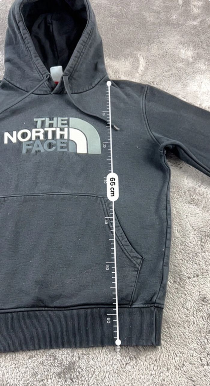 Pull sweat à capuche The North Face logo brodé Noir Taille S - photo numéro 3