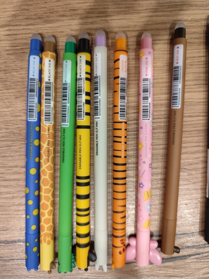 Lot de Stylos Effaçables - Édition Animaux + crayon sucre d'orge offert - photo numéro 10