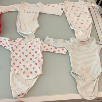 4 body 3 mois manches longues fille