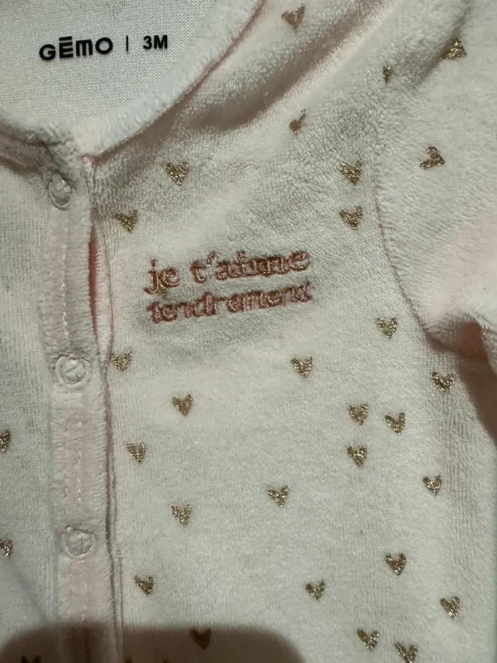 Grenouillère pyjama dors bien bebe - photo numéro 2