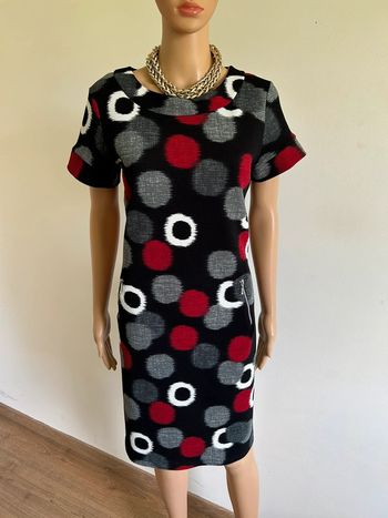 Robe imprimée à manches courtes Armand Thiery taille 38 TBE