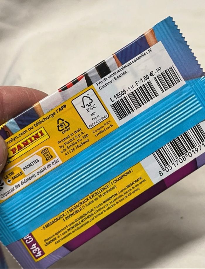 1 boîte + 3 sachets de cartes à collectionner panini adrenalyn XL foot ligue 1 2024/2025 - photo numéro 10