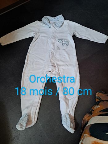 Pyjama orchestra 18 mois