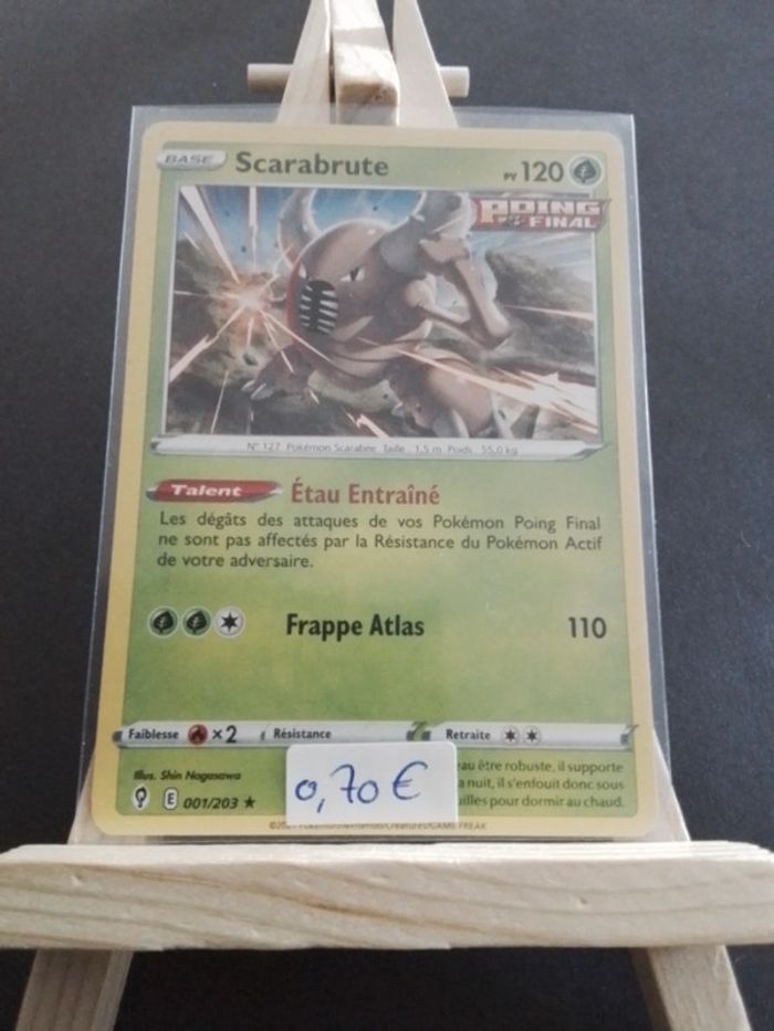 Carte Pokémon Scarabrute 1/203 0.70