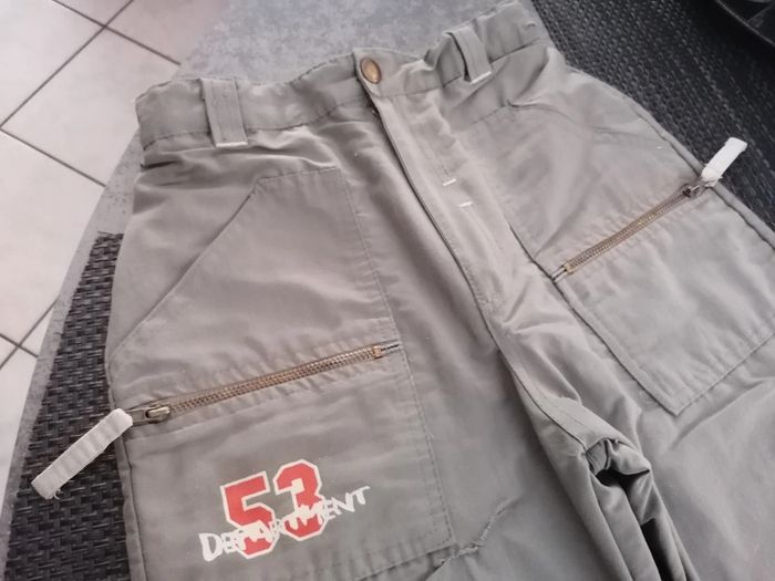 Pantalon belle toile épaisse garcon 8ans Tissaia tbe