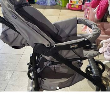 Poussette chicco trio gris