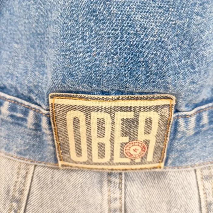 Veste en jean Ober - taille S - jean clair 100% coton bonne qualité A177 - photo numéro 8