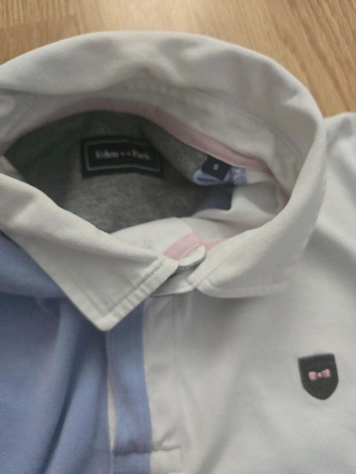 Polo Eden Park manches longues multicolore – Taille S - photo numéro 6