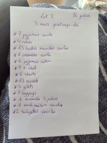 Lot de vetements 3 mois