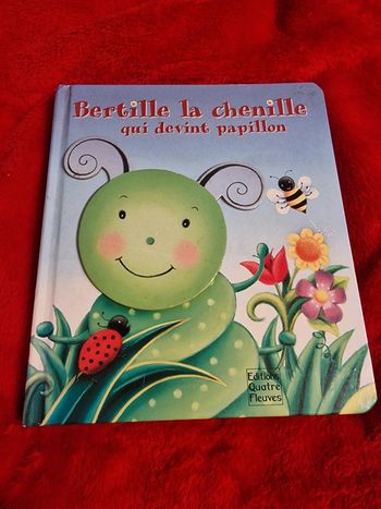 Livre Bertille la chenille qui devint papillon