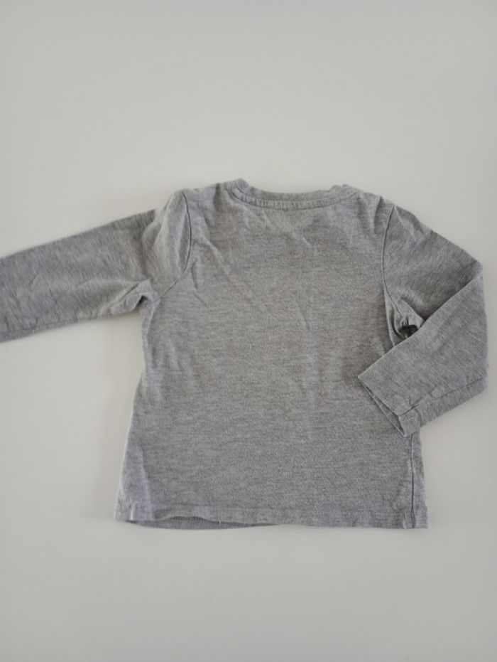 Teeshirt gris manches longues orchestra - photo numéro 4