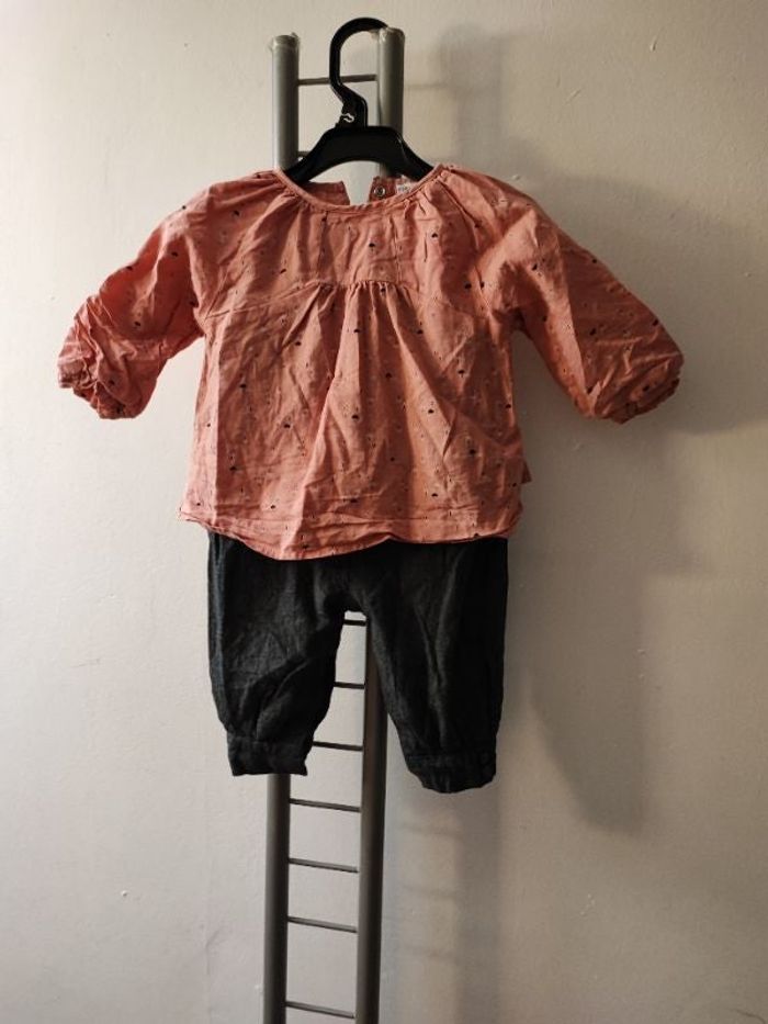 Ensemble haut plus pantalon intégré