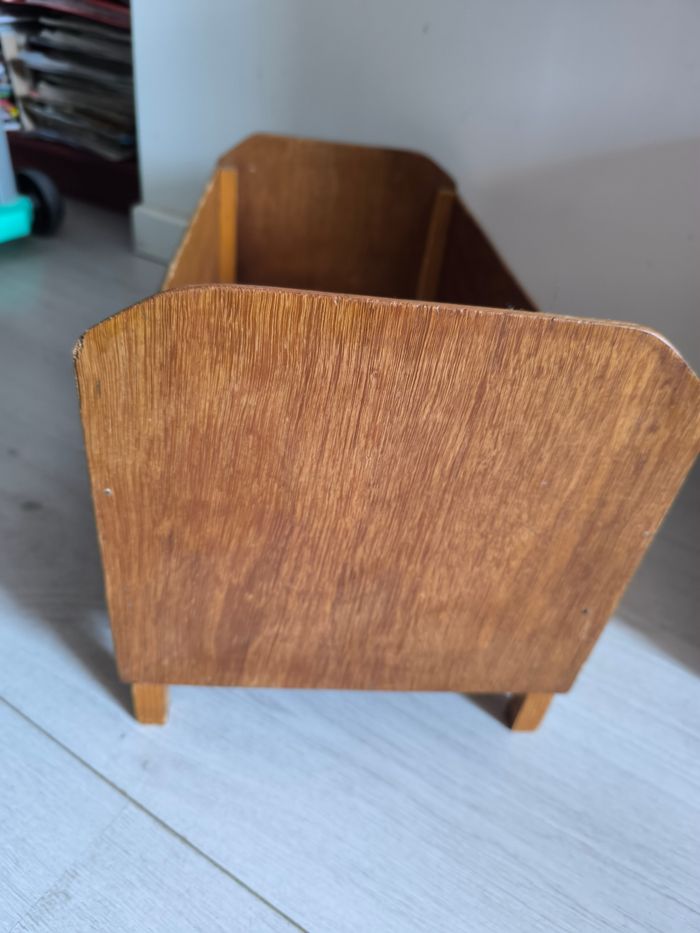 Lit poupée lit poupée en bois - photo numéro 3