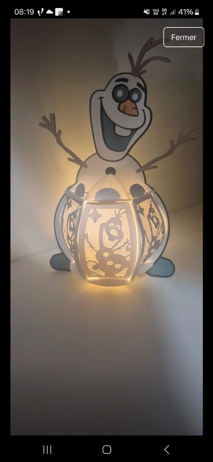 Veilleuse led olaf