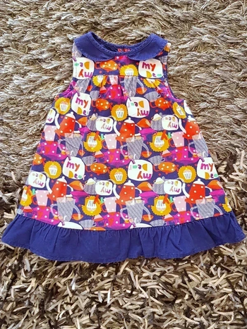 robe 6 mois fille velours côtelé