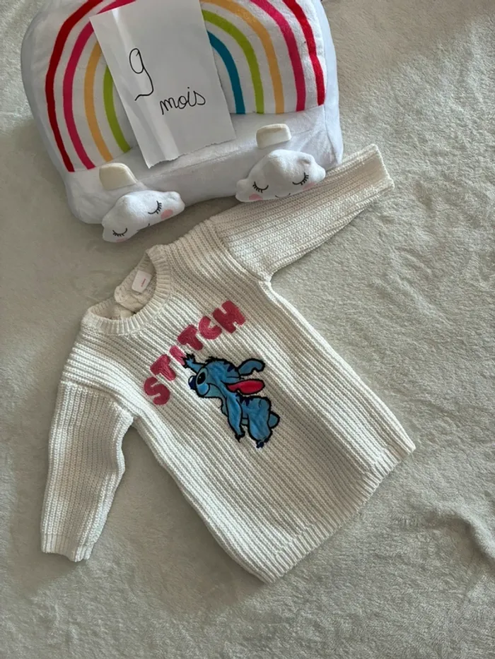 Robe en laine stitch