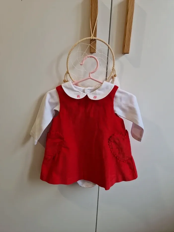 Ensemble robe + body jacadi - photo numéro 2