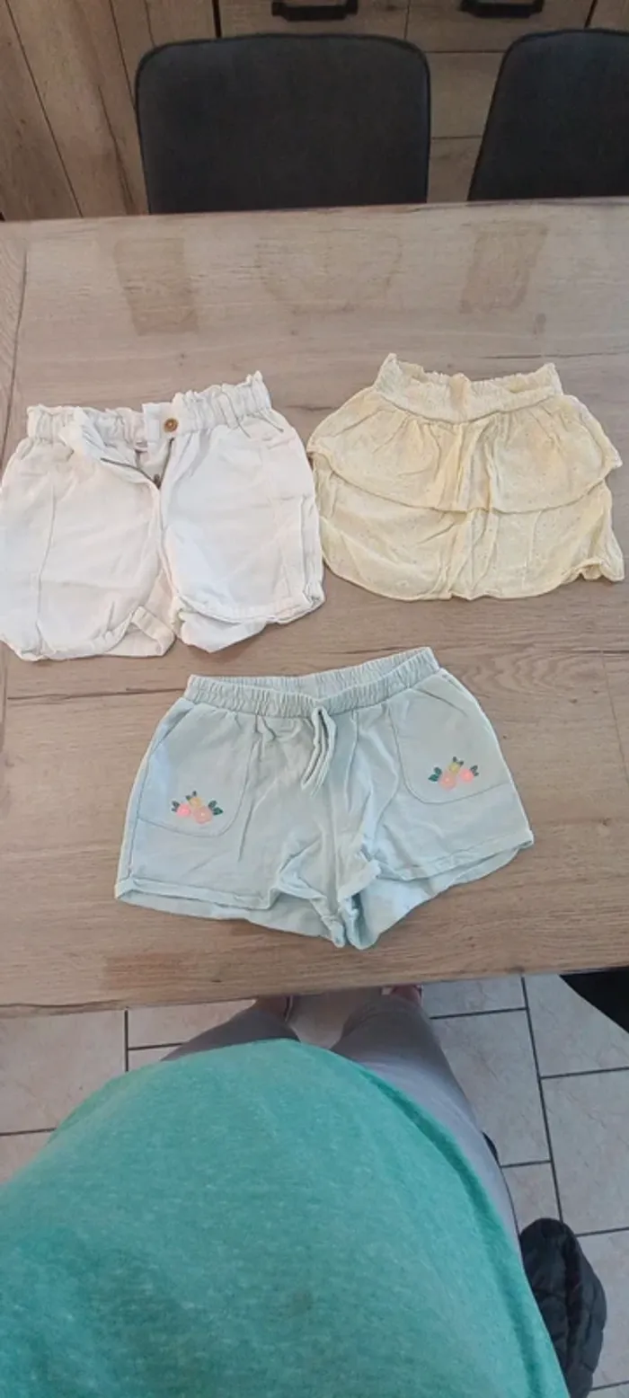 Lot short et jupe 8ans