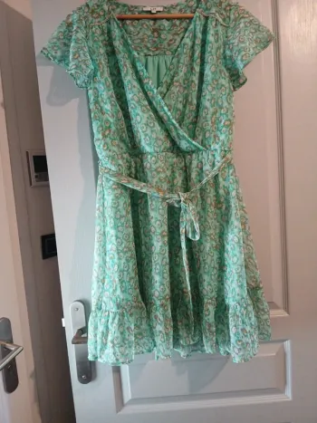 Robe d'été vert menthe
