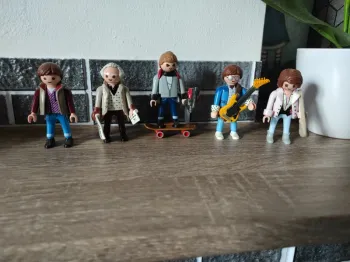 Lot figurines Playmobil "Retour vers le Futur"