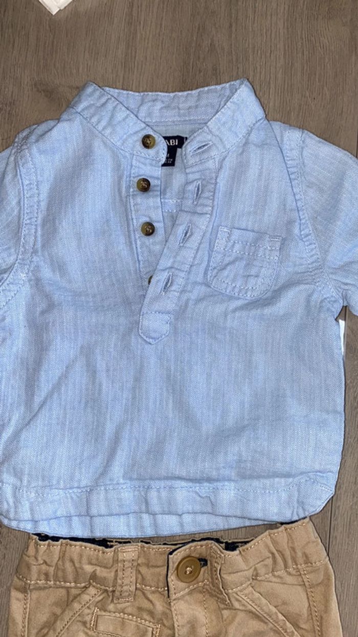 Ensemble short et chemise fine - photo numéro 2