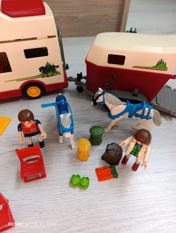 Van et remorque aménagé playmobil - photo numéro 4