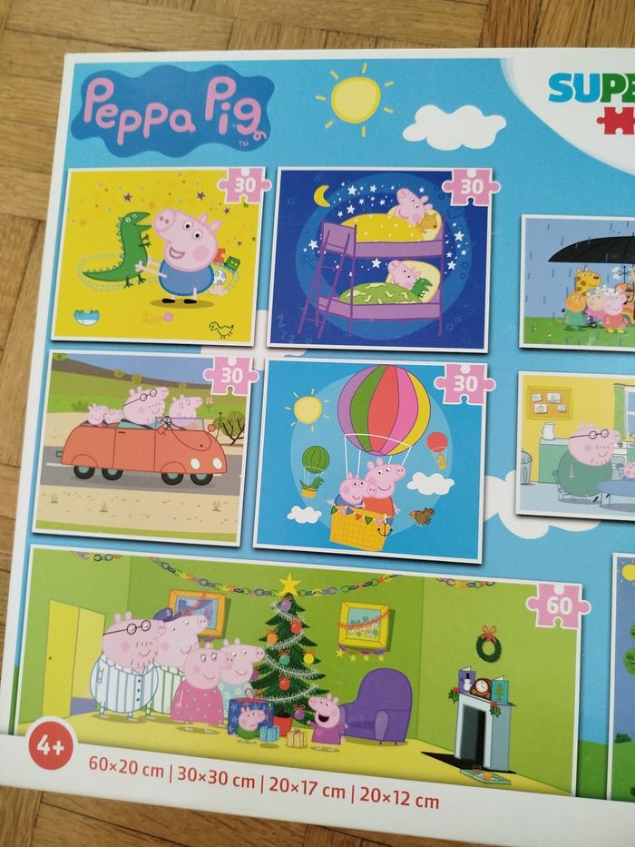 Puzzle Peppa pig 10 en 1 Clementoni complet