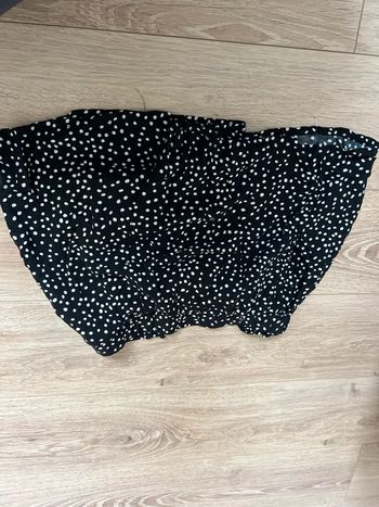 Short noir à pois