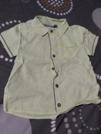 Chemise jaune claire