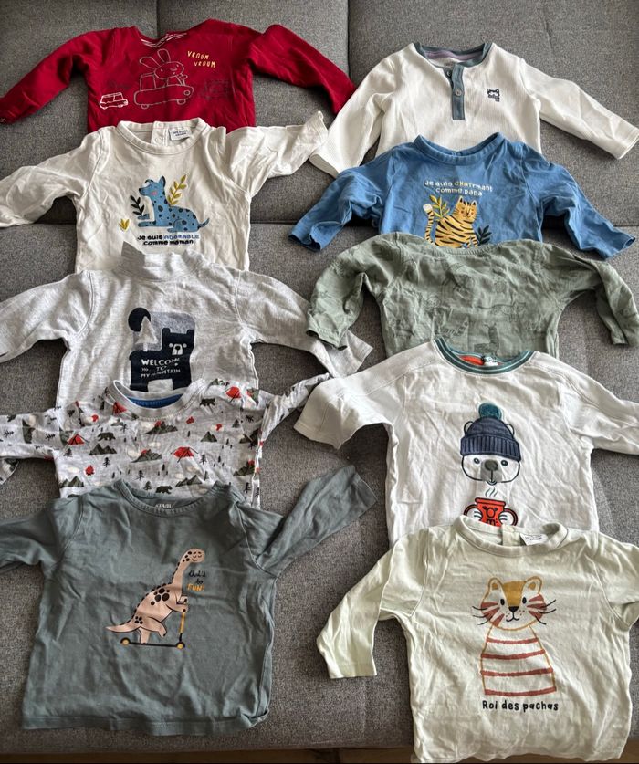 Lot vêtement bébé garçon 6 mois - photo numéro 2