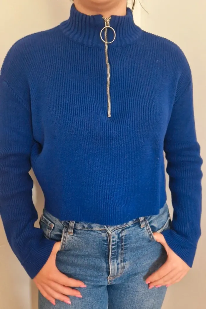 Pull zippé - photo numéro 2