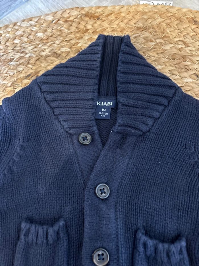 Gilet garçon bébé 1 mois Kiabi - photo numéro 3