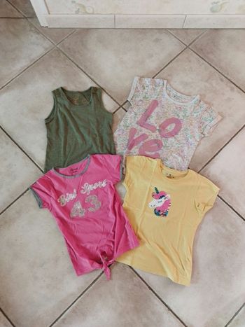 Lot de tee short 8 ans
