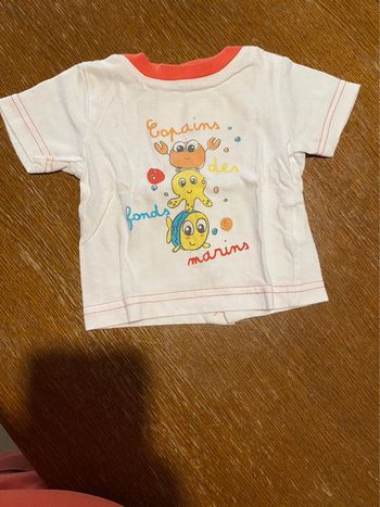 T-shirt copains des fonds marins