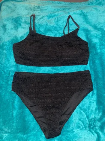 Maillot de bain noir Temu XL