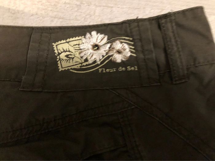 AN23: Jupe kaki « fleur de sel » coupe originale T50 - photo numéro 9