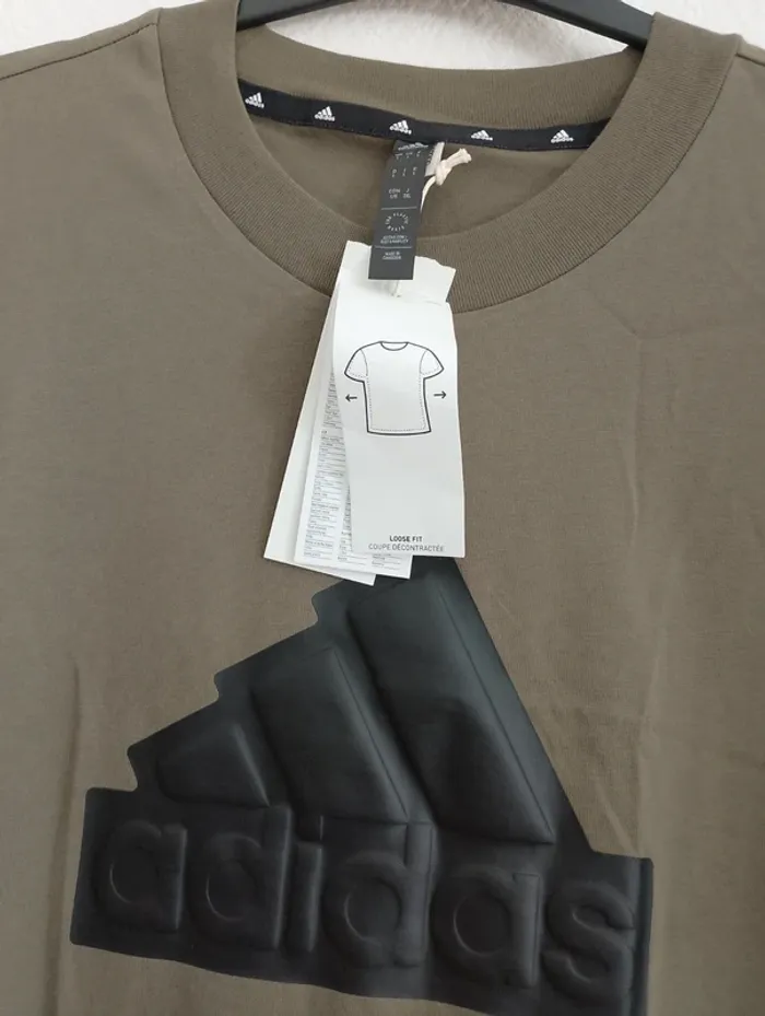 T-shirt adidas homme taille L - photo numéro 3