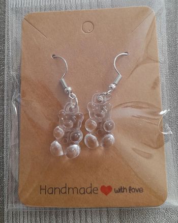 Boucles d'oreilles ours