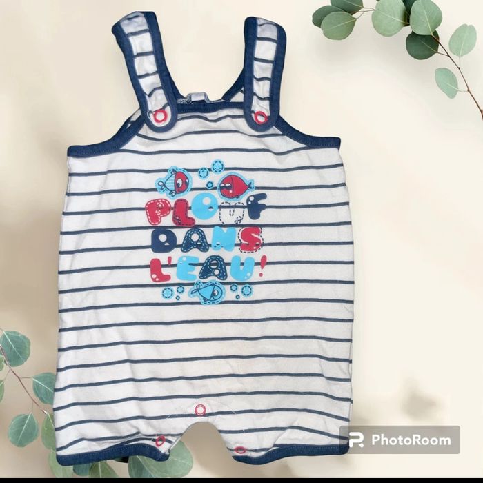 salopette short bébé